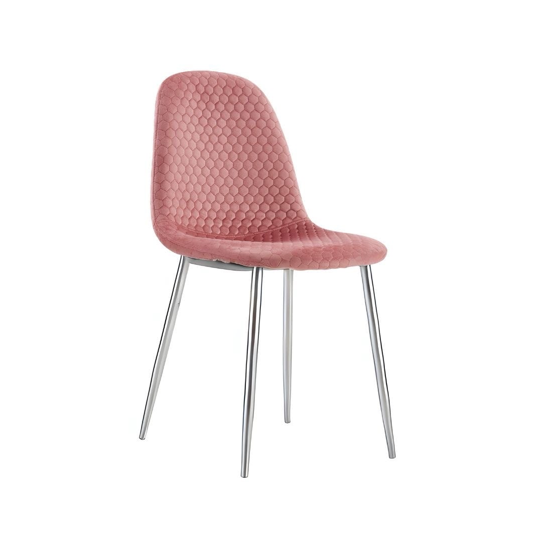 Chaise Scandinave – Velours – Image 5